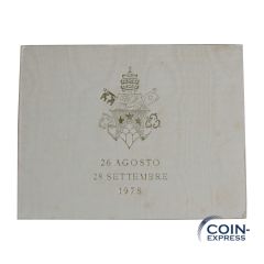 1000 Lire Gedenkmünze Vatikan 1978 26. August 28. September