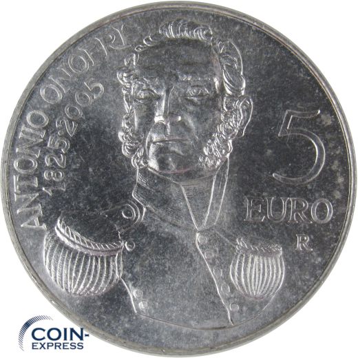 5 Euro Gedenkmünze San Marino 2005 - Antonio Onofri