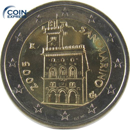 2 Euro Münze San Marino 2005