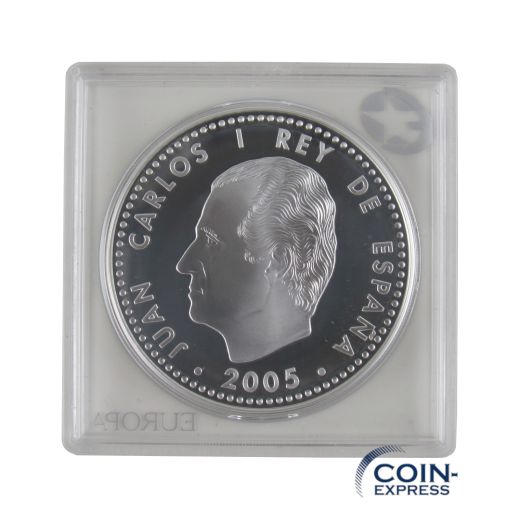 10 Euro Gedenkmünze Spanien 2005 PP - Friede und Freiheit