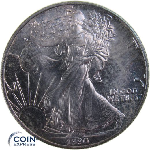 1 Dollar Gedenkmünze USA 1990 Silver Eagle - 1 oz Silber