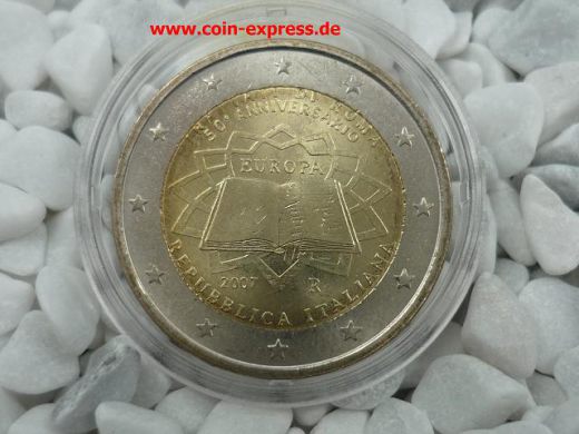 2 Euro Gedenkmünze Italien 2007 - Römische Verträge
