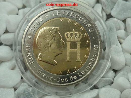 2 Euro Gedenkmünze Luxemburg 2004 - Großherzog Henri