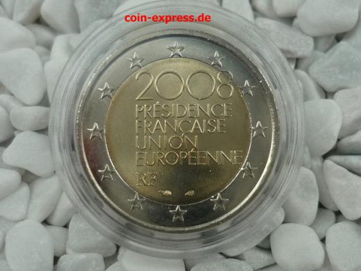 2 Euro Gedenkmünze Frankreich 2008 - EU Präsidentschaft