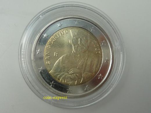 2 Euro Gedenkmünze San Marino 2007 - Giuseppe Garibaldi