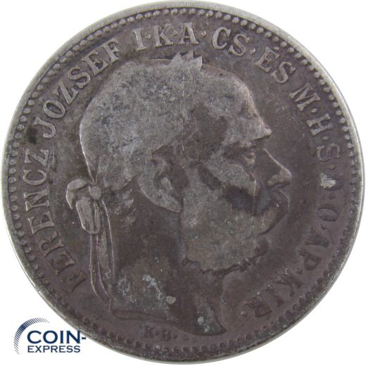 1 Krone Österreich Ungarn 1893 Franz Josef I