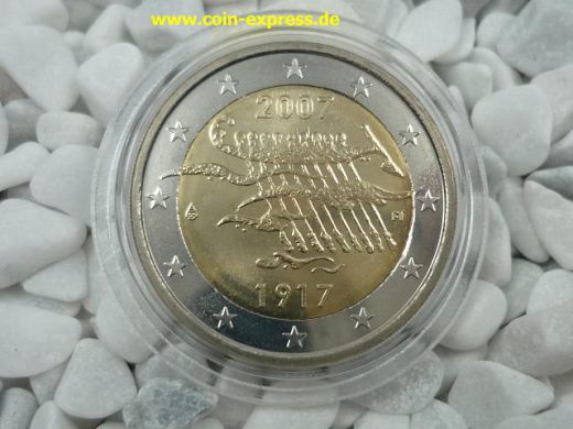 2 Euro Gedenkmünze Finnland 2007 - 90 Jahre Unabhängigkeit