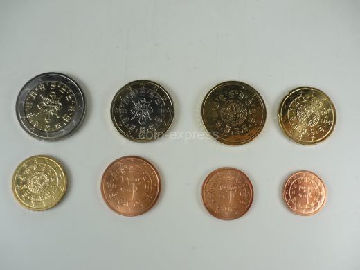 Euro Kursmünzensatz Portugal 2011