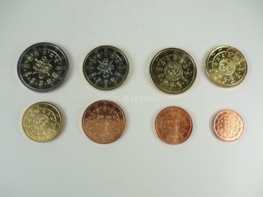 Euro Kursmünzensatz Portugal 2012