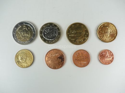 Euro Kursmünzensatz Griechenland 2009