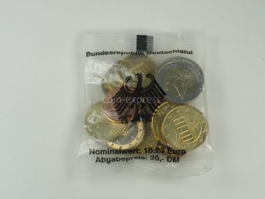 Euro Starterkit Deutschland 2002 - Prägestätte G - Karlsruhe