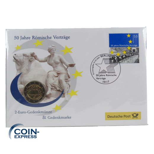 2 Euro Deutschland 2007 Römische Verträge G Numisbrief