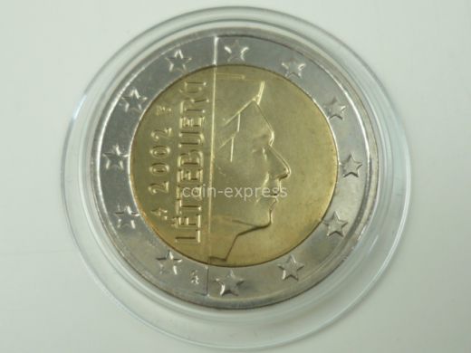 2 Euro Münze Luxemburg 2002