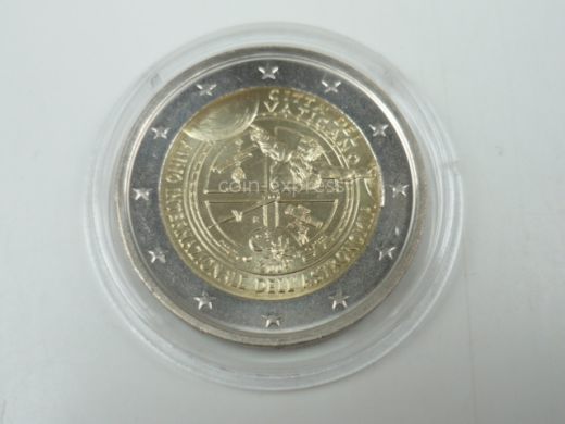 2 Euro Gedenkmünze Vatikan 2009 Jahr der Astronomie