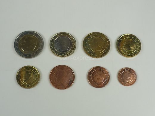 Euro Kursmünzensatz Belgien 2007