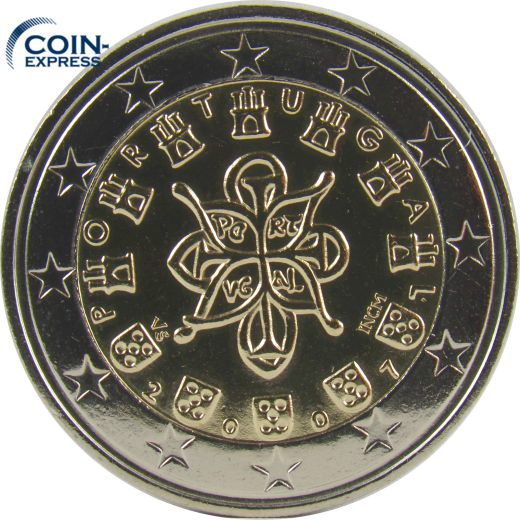 2 Euro Münze Portugal 2007