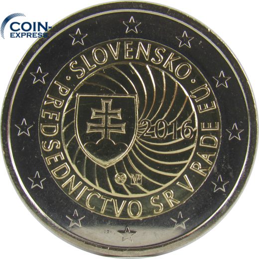 2 Euro Gedenkmünze Slowakei 2016 - EU-Präsidentschaft