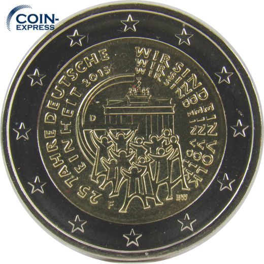 2 Euro Deutschland 2015 25 Jahre Deutsche Einheit 2 Euro Deutschland 2015 25 Jahre Deutsche Einheit F