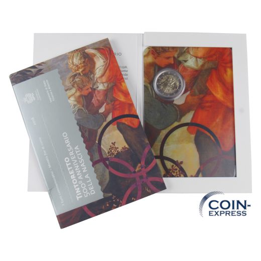 2 Euro Gedenkmünze San Marino 2018 Tintoretto