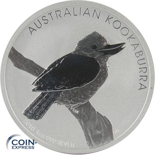 1 Dollar Gedenkmünze Australien 2010 Kookaburra; 1 OZ Silber
