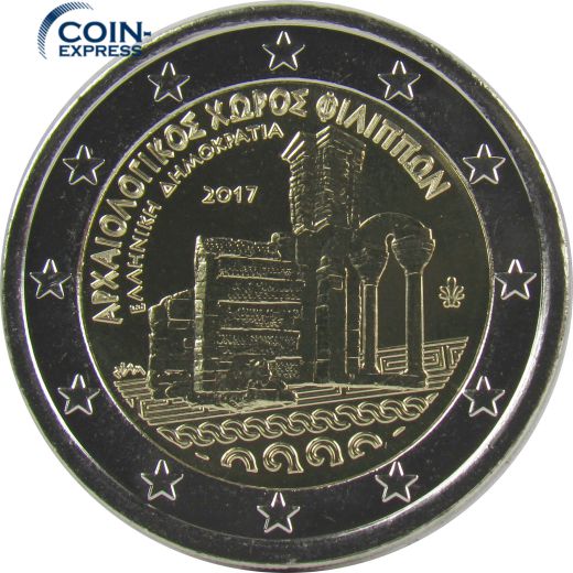 2 Euro Gedenkmünze Griechenland 2017 - Philippi