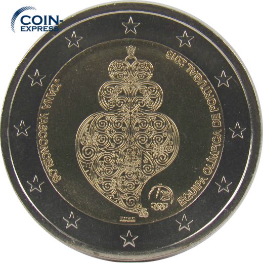 2 Euro Gedenkmünze Portugal 2016 - Olympia Rio