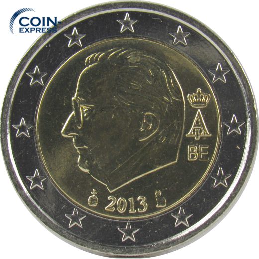 2 Euro Münze Belgien 2013