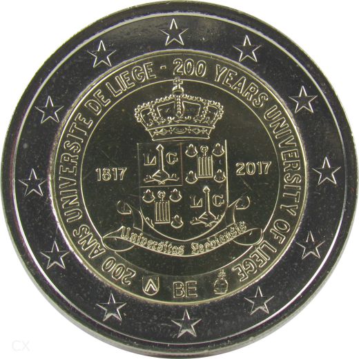 2 Euro Gedenkmünze Belgien 2017 - Universität Lüttich