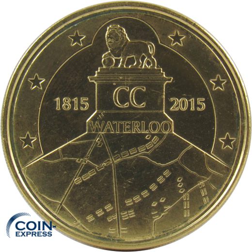 2,5 Euro Gedenkmünze Belgien 2015 Schlacht von Waterloo