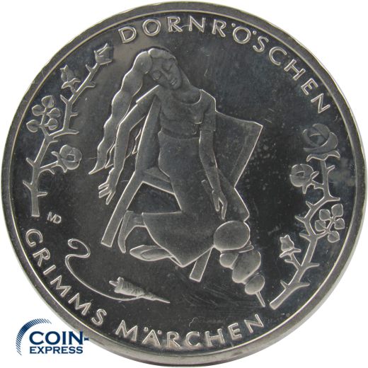 10 Euro Gedenkmünze Deutschland 2015 - Dornröschen