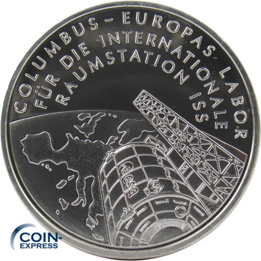 10 Euro Gedenkmünze Deutschland 2004 - Raumstation ISS