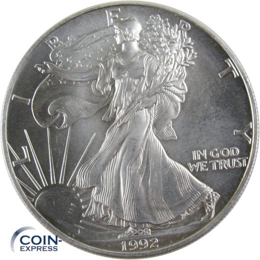 1 Dollar Gedenkmünze USA 1992 Silver Eagle - 1 oz Silber