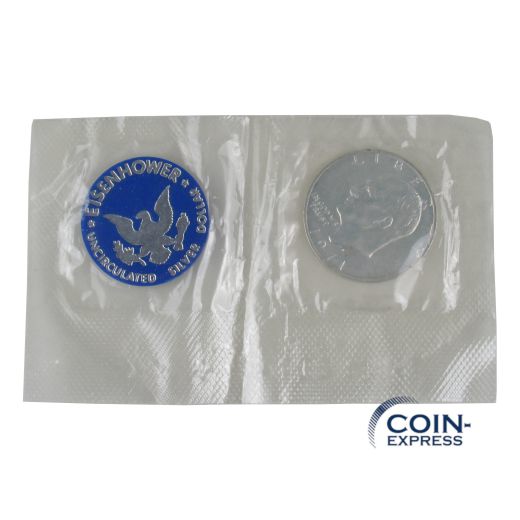 1 Dollar Gedenkmünze USA 1971 Eisenhower mit Jeton