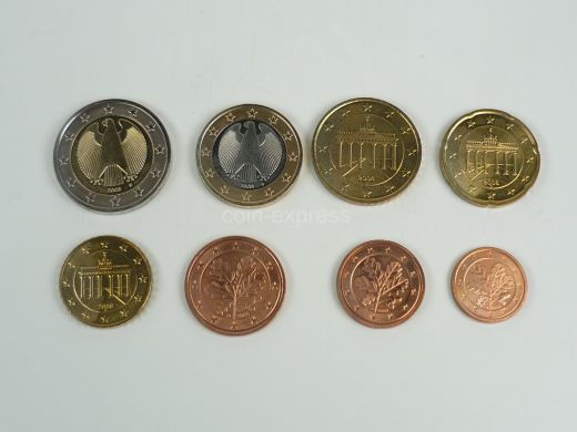 Euro Kursmünzensatz Deutschland 2008 D - München