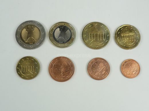 Euro Kursmünzensatz Deutschland 2008 F - Stuttgart