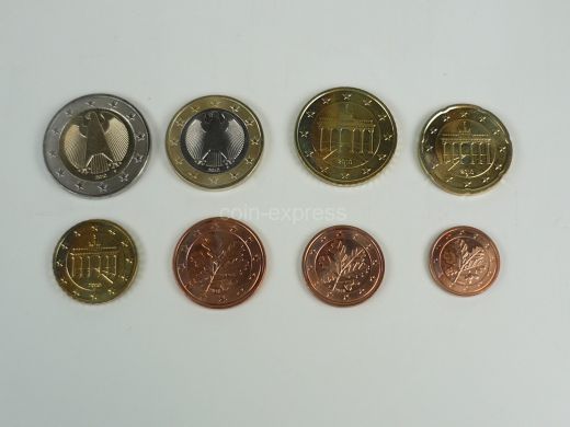 Euro Kursmünzensatz Deutschland 2010 F - Stuttgart