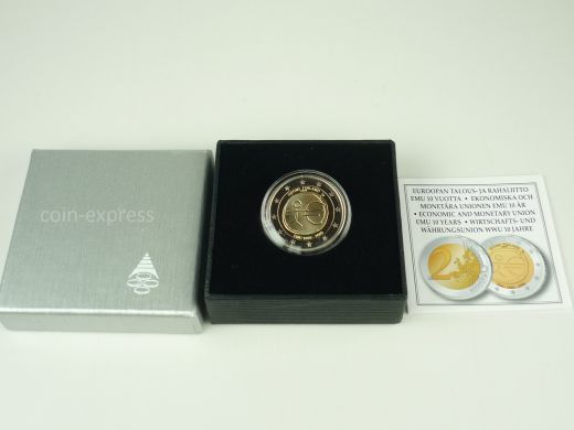 2 Euro Gedenkmünze Finnland 2009 - Europäische Währungsunion - PP