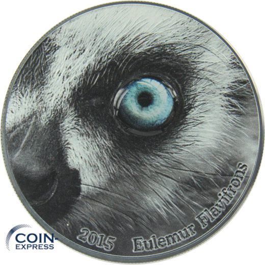 2000 Francs DR Kongo 2015 - Natures Eyes - Lemur