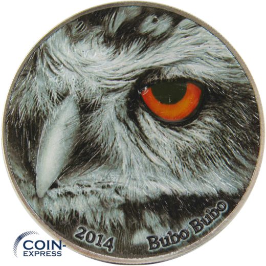 2000 Francs DR Kongo 2014 - Natures Eyes - Bubo Bubo