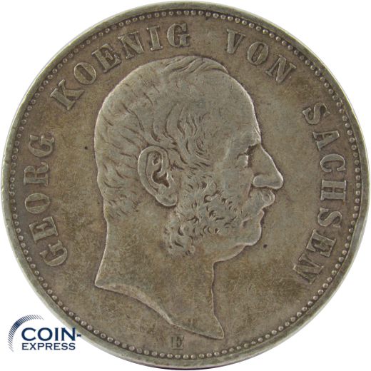 5 Mark Münze Sachsen 1904 Georg