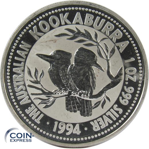 1 Dollar Gedenkmünze Australien 1994 Kookaburra; 1 OZ Silber