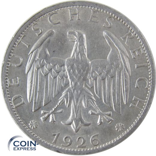 2 Reichsmark 1926 A Weimarer Republik