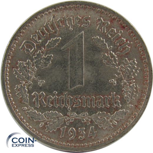 1 Reichsmark 1934 D