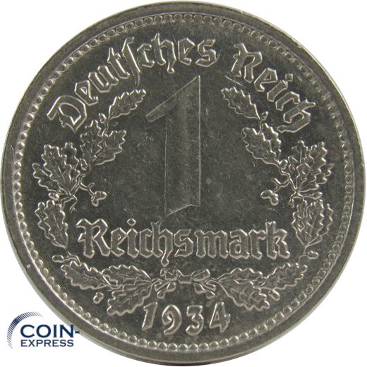 1 Reichsmark 1934 G