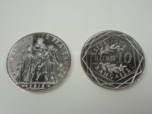 10 Euro Gedenkmünze Frankreich 2013 - Herkules