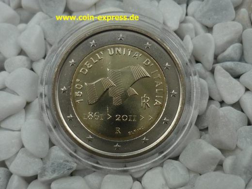 2 Euro Gedenkmünze Italien 2011 - 150 Jahre Einheit Italiens