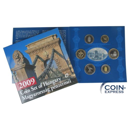 Forint Kursmünzensatz Ungarn 2009 PP