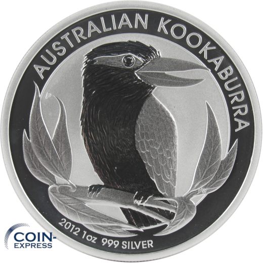 1 Dollar Gedenkmünze Australien 2012 Kookaburra; 1 OZ Silber