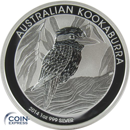 1 Dollar Gedenkmünze Australien 2014 Kookaburra; 1 OZ Silber