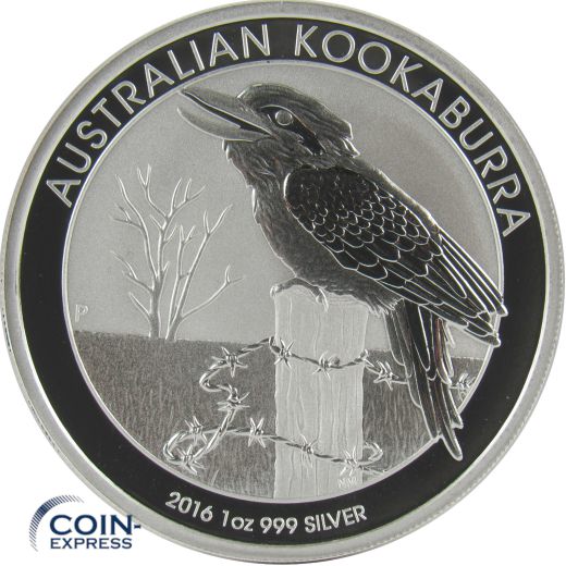 1 Dollar Gedenkmünze Australien 2016 Kookaburra; 1 OZ Silber